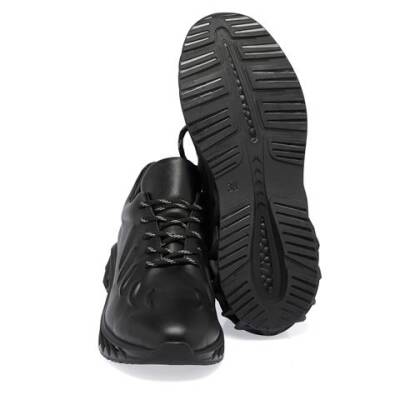  Siyah Deri Kadın Sneaker - K23S1AY67035-A23 - 4