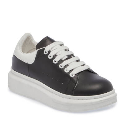  Siyah Deri Kadın Sneaker - K23S1AY67050-P57 