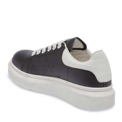  Siyah Deri Kadın Sneaker - K23S1AY67050-P57 - 2