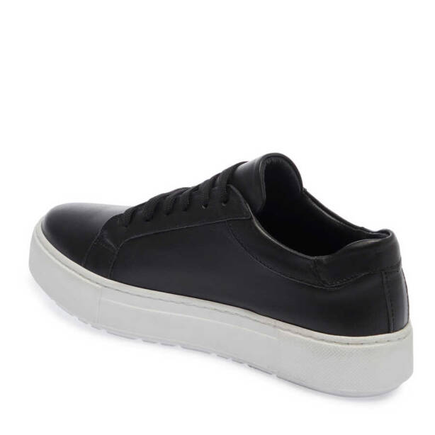 Siyah Deri Kadın Sneaker - K24I1AY67102-A23 - 2