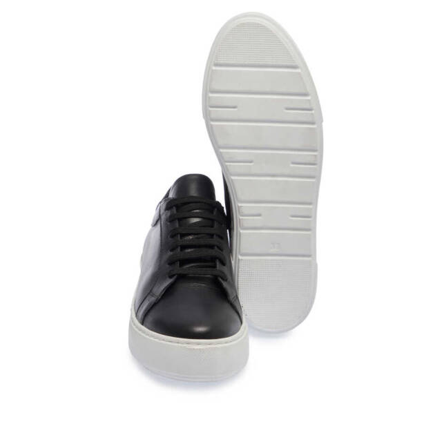 Siyah Deri Kadın Sneaker - K24I1AY67102-A23 - 4