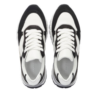  Siyah Deri Kadın Sneaker - K24I1AY67136-A01 - 5