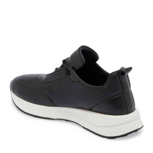 Siyah Hakiki Deri Kadın Sneaker - K24I1AY67151-A23 - 3