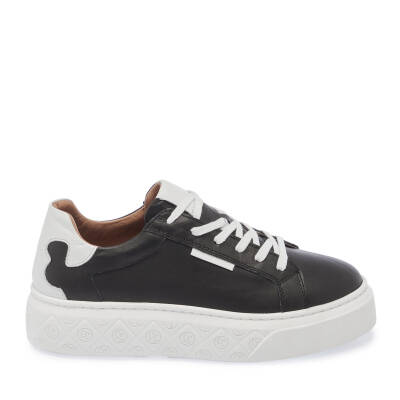  Siyah Deri Kadın Sneaker - K24I1AY67299-A23 - 3
