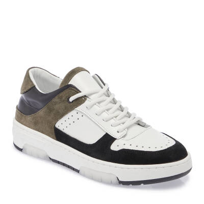  Siyah Deri Kadın Sneaker - K24I1AY67307-S2Y - 1