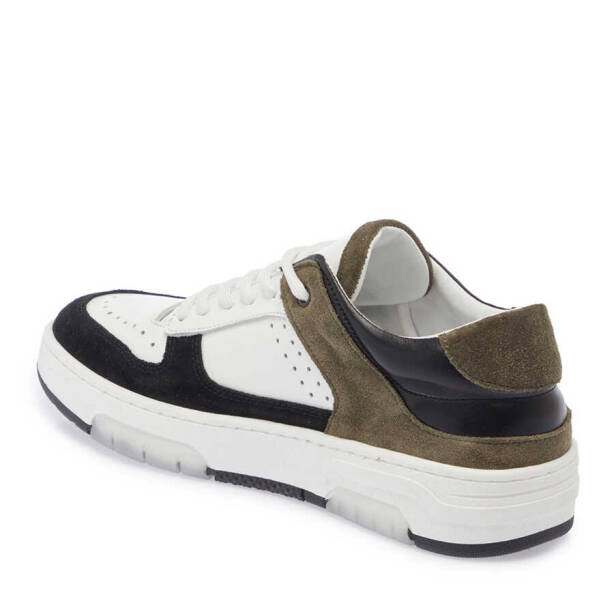 Siyah Deri Kadın Sneaker - K24I1AY67307-S2Y - 2