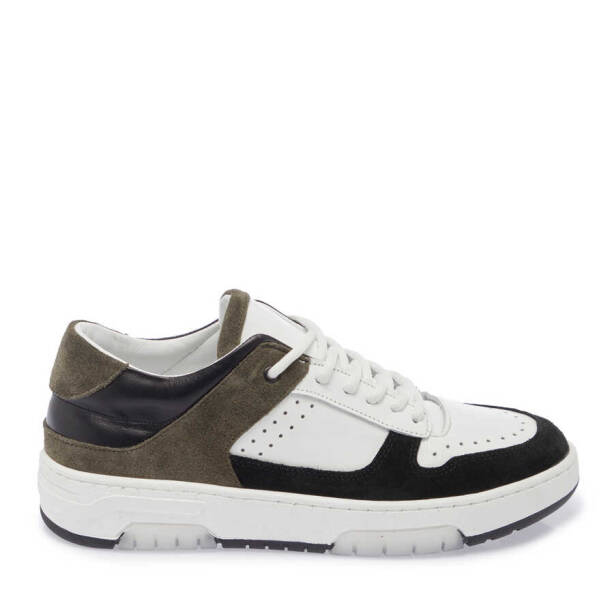 Siyah Deri Kadın Sneaker - K24I1AY67307-S2Y - 3