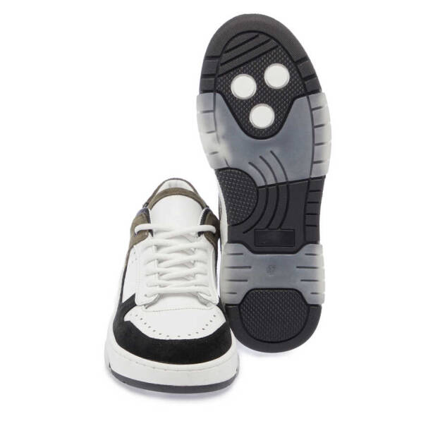 Siyah Deri Kadın Sneaker - K24I1AY67307-S2Y - 4