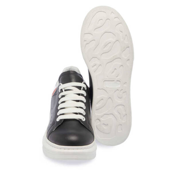 Siyah Deri Kadın Sneaker - K24I1AY67484-O6H - 4