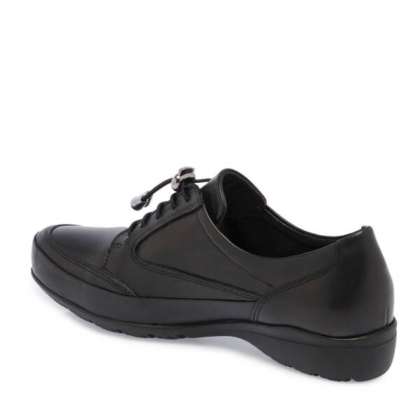 Siyah Deri Kadın Sneaker - K24S1AY67626-A23 - 2