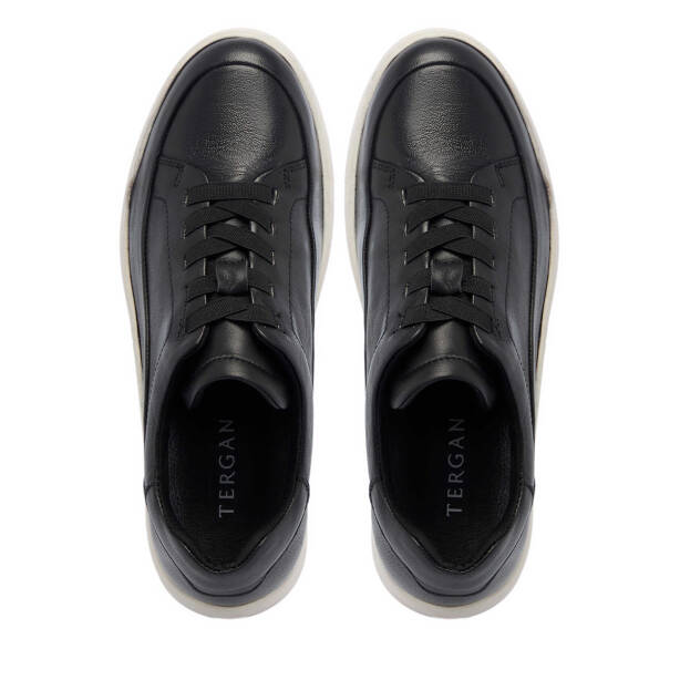 Siyah Hakiki Deri Kadın Sneaker - K25I1AY67939-A23 - 5