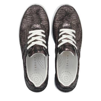 Siyah Deri Kadın Sneaker - K25I1AY67950-I1I - 5