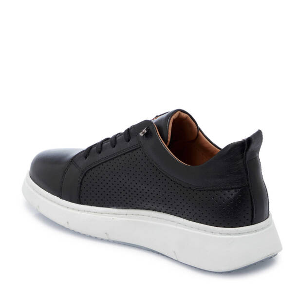 Siyah Hakiki Deri Kadın Sneaker - K25I1AY67995-A23 - 3
