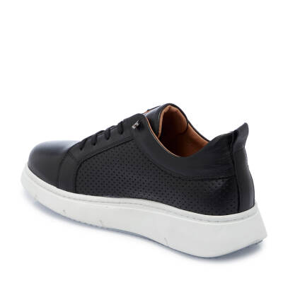 Siyah Deri Kadın Sneaker - K25I1AY67995-A23 - 2