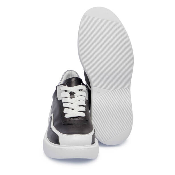 Siyah Hakiki Deri Kadın Sneaker - K25I1AY67996-A23 - 4