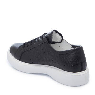  Siyah Deri Kadın Sneaker - K25I1AY67997-A23 - 2