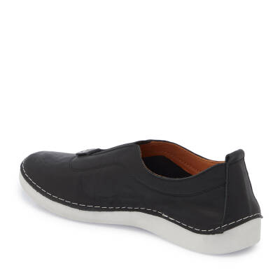 Siyah Deri Kadın Sneaker - K25I1AY68014-A23 - 2