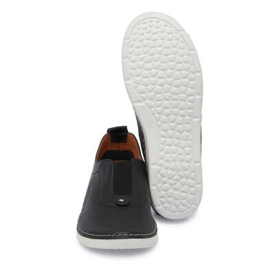 Siyah Deri Kadın Sneaker - K25I1AY68014-A23 - 4