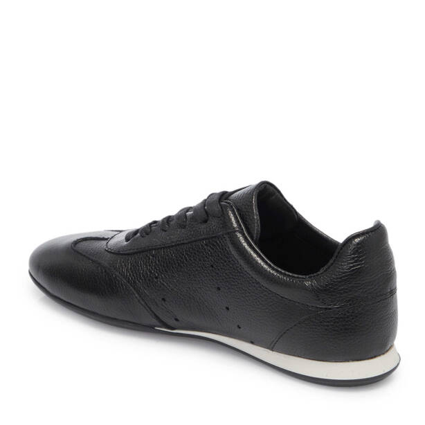 Siyah Deri Kadın Sneaker - K25I1AY68037-A23 - 2