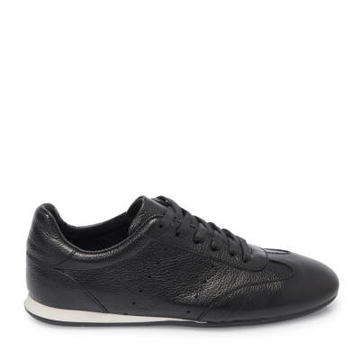 Siyah Deri Kadın Sneaker - K25I1AY68037-A23 - 3