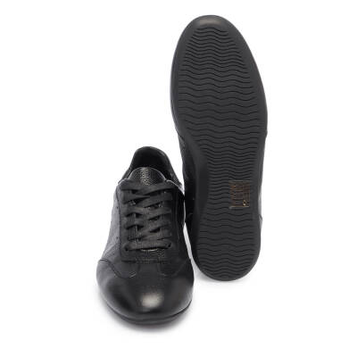 Siyah Deri Kadın Sneaker - K25I1AY68037-A23 - 4