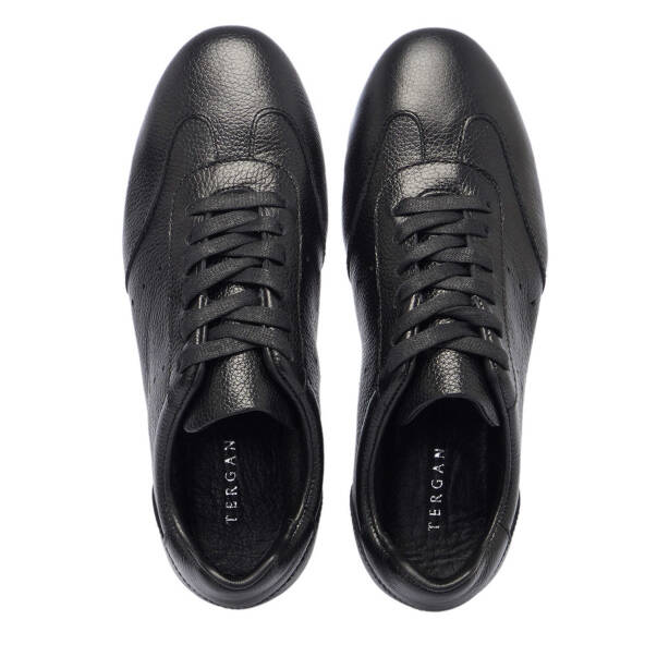 Siyah Deri Kadın Sneaker - K25I1AY68037-A23 - 5