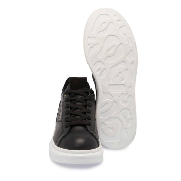 Siyah Deri Kadın Sneaker - K25I1AY68148-A23 - 4