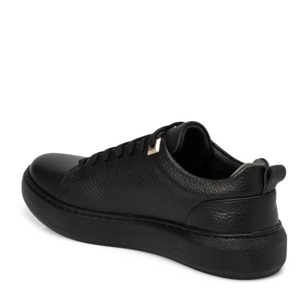 Siyah Deri Kadın Sneaker - K25S1AY68140-A41 - 2