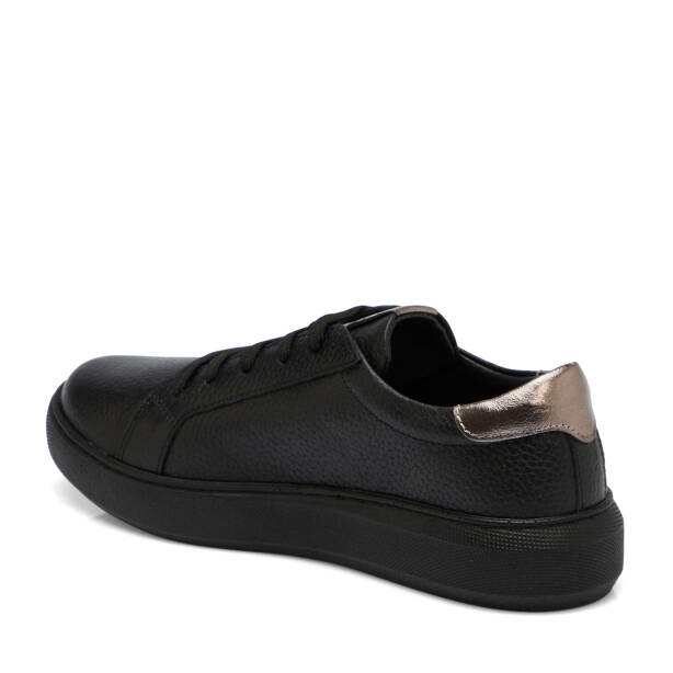Siyah Hakiki Deri Kadın Sneaker - K25S1AY68141-A41 - 3