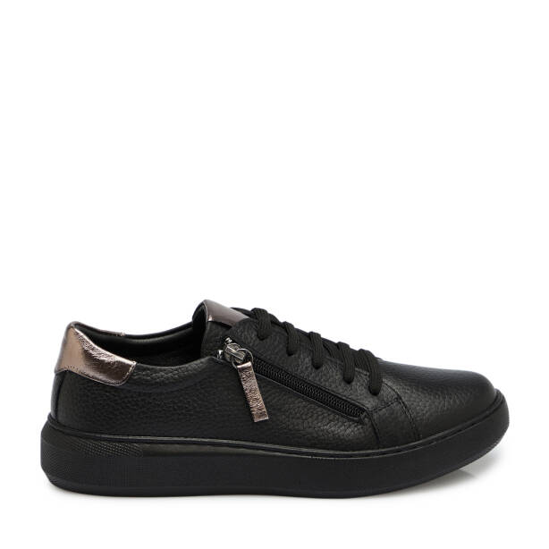 Siyah Hakiki Deri Kadın Sneaker - K25S1AY68141-A41 