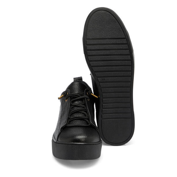 Siyah Hakiki Deri Kadın Sneaker - K25S1AY68142-A41 - 4