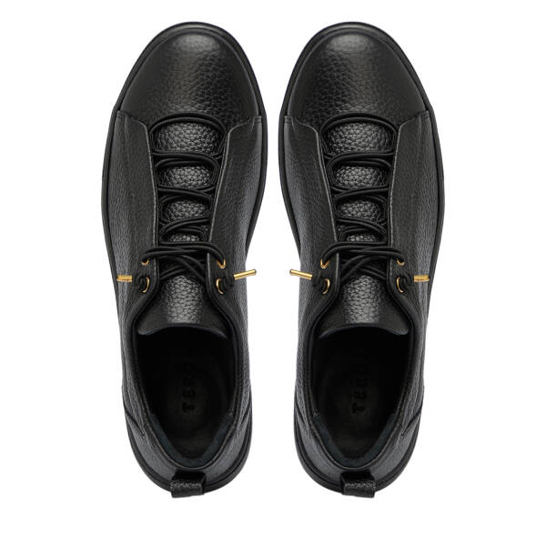 Siyah Hakiki Deri Kadın Sneaker - K25S1AY68142-A41 - 5