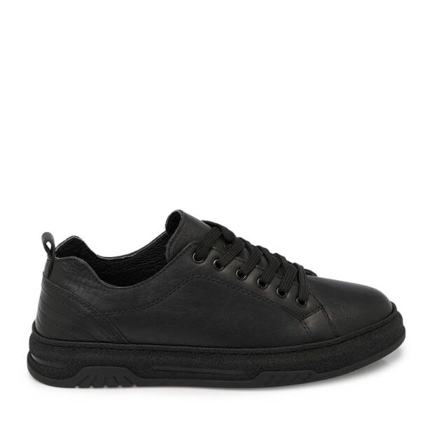 Siyah Deri Kadın Sneaker - K25S1AY68174-A23 - 3