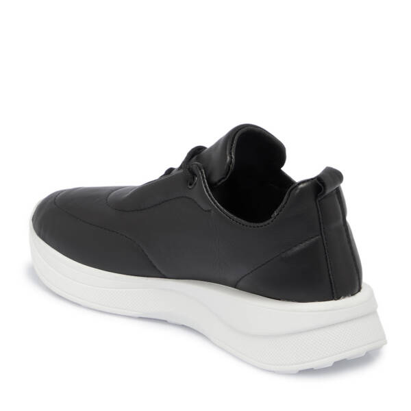 Siyah Deri Kadın Sneaker - K25S1AY68201-A23 - 2