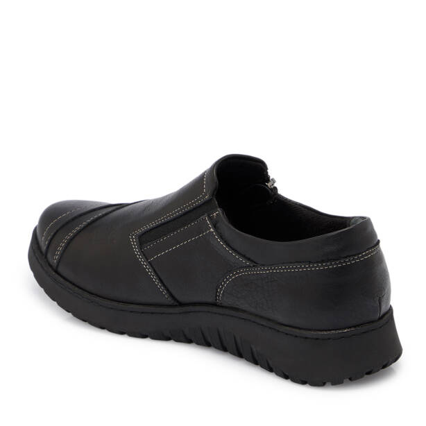 Siyah Hakiki Deri Kadın Sneaker - K25S1AY68349-A23 - 3