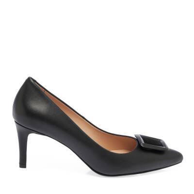  Siyah Deri Kadın Stiletto - K24I1AY67472-A23 - 3
