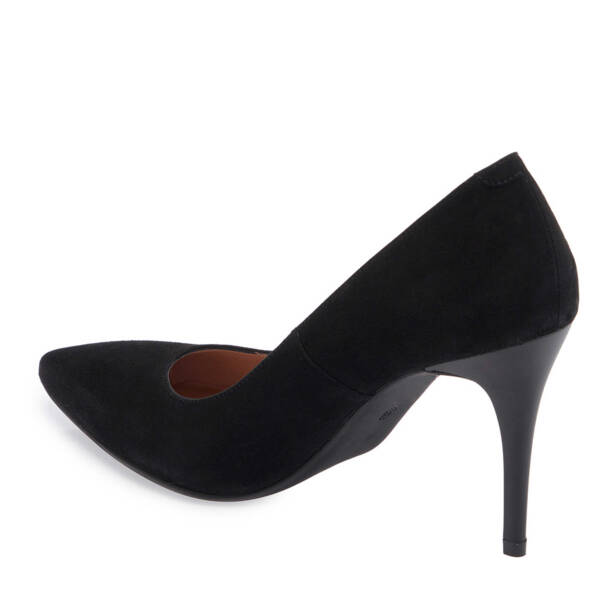 Siyah Deri Kadın Stiletto - K24S1AY67599-A01 - 2