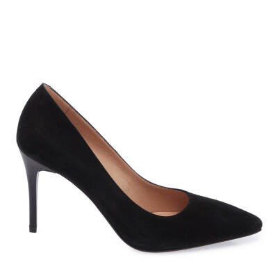 Siyah Deri Kadın Stiletto - K24S1AY67599-A01 - 3