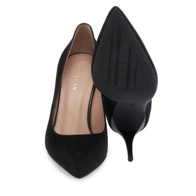 Siyah Deri Kadın Stiletto - K24S1AY67599-A01 - 4