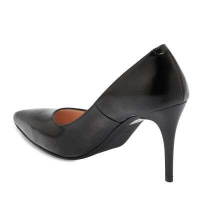 Siyah Deri Kadın Stiletto - K24S1AY67599-A07 - 2