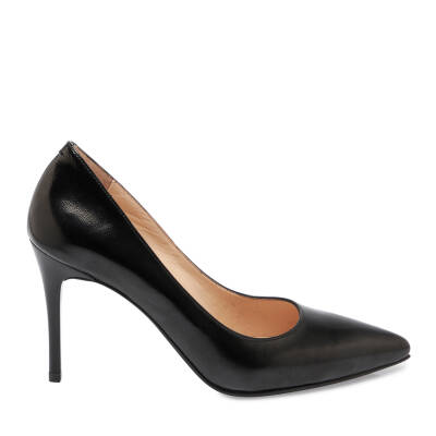 Siyah Deri Kadın Stiletto - K24S1AY67599-A07 - 3