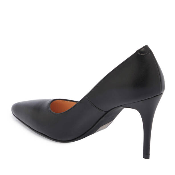 Siyah Deri Kadın Stiletto - K24S1AY67599-A23 - 2