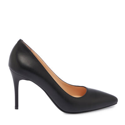Siyah Deri Kadın Stiletto - K24S1AY67599-A23 - 3