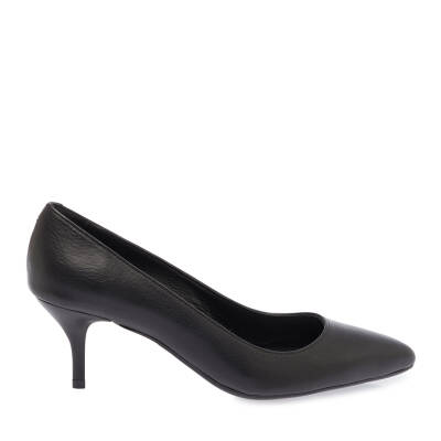 Siyah Deri Kadın Stiletto - K24S1AY67736-A23 - 3