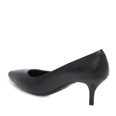 Siyah Deri Kadın Stiletto - K24S1AY67737-A23 - 2