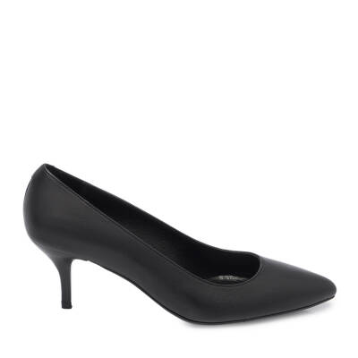 Siyah Deri Kadın Stiletto - K24S1AY67737-A23 - 3