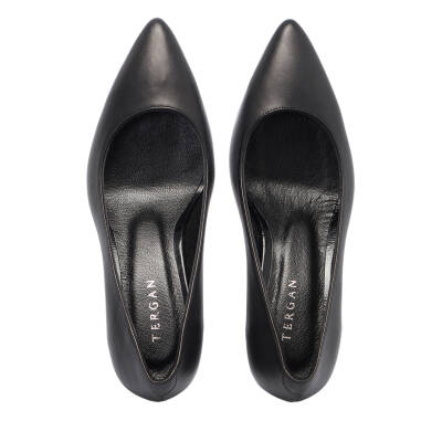 Siyah Deri Kadın Stiletto - K24S1AY67737-A23 - 5