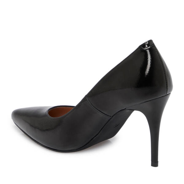 Siyah Deri Kadın Stiletto - K25S1AY68121-A07 - 2
