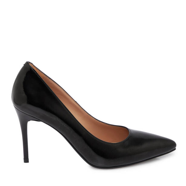 Siyah Deri Kadın Stiletto - K25S1AY68121-A07 - 3