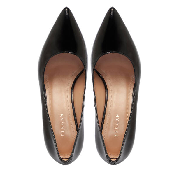 Siyah Deri Kadın Stiletto - K25S1AY68121-A07 - 5
